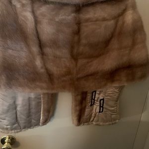 Genuine mink shawl vintage